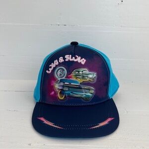 Disney Cars Land Blue Hat Adjustable Low And Slow Vacation Summer Baseball